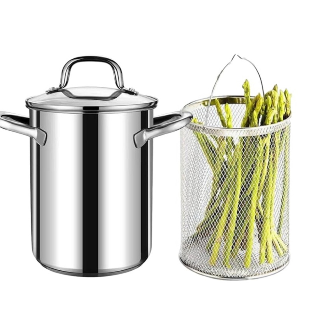 Silver Stainless Steel Cookware Set